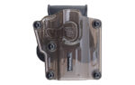 Holster Multi Fit SM Brn Polymer Hol w/ Paddle