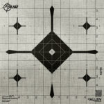 EZ AIM Thermal ID Grid Bullseye Paper 12"x12"