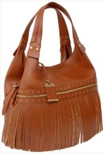 ConCarry Shoulder Bag W/Tassel/Holster Cognac