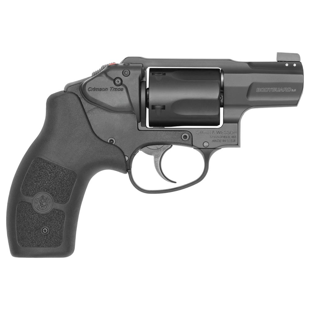 Smith & Wesson Bodyguard 38 2.0 Handgun .38 Spl+P 5rd Capacity 1.875″ Barrel Black with Crimson Trace Laser